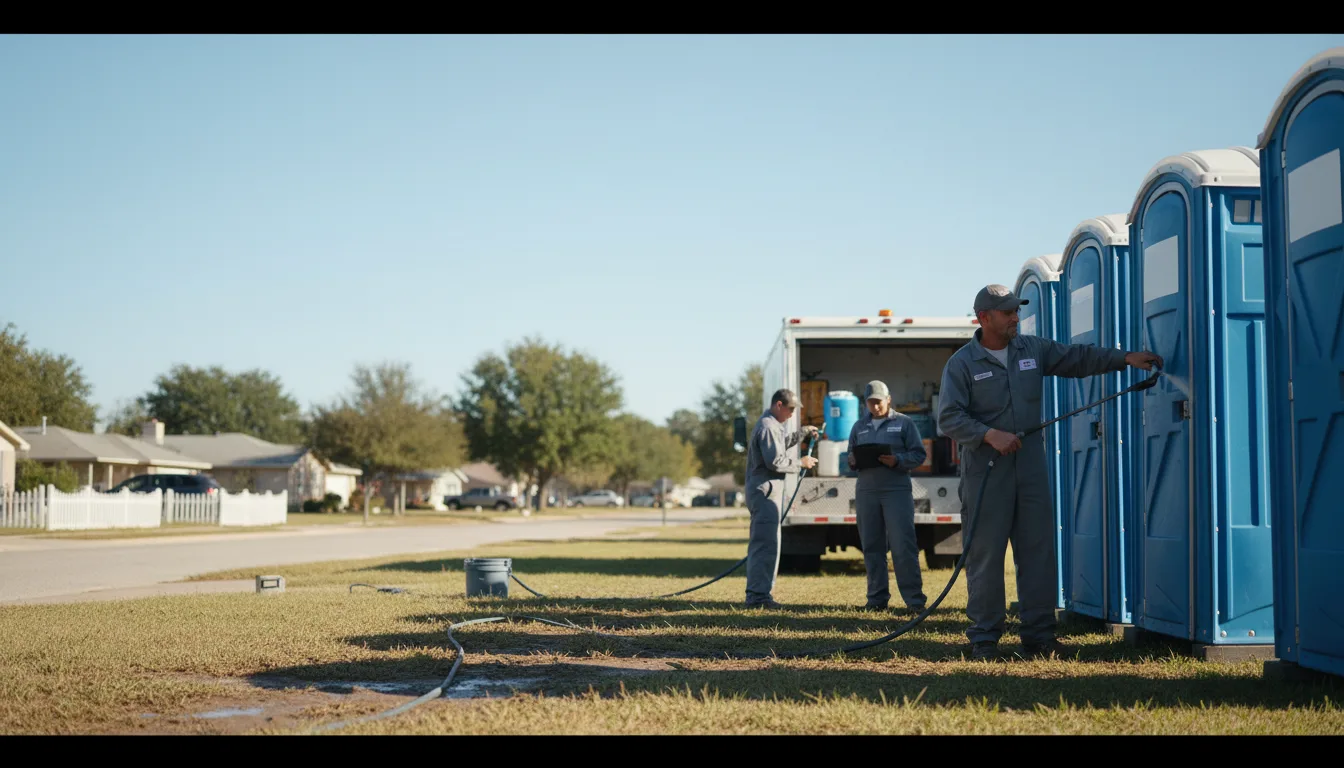 Long-Term Portable Toilet Rental in Middle Point, OH near me